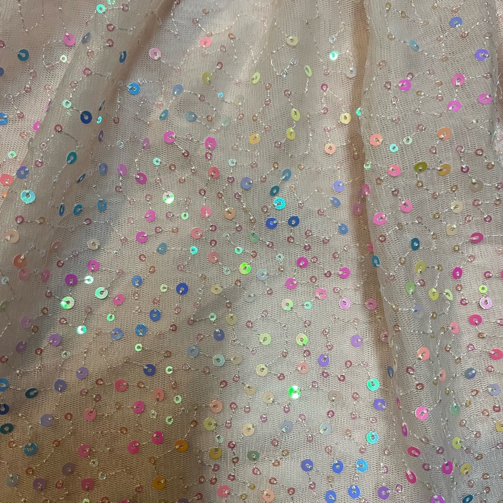 Size 6/ 6x Pink dress with multicolored sequins. Cat & Jack new with tags